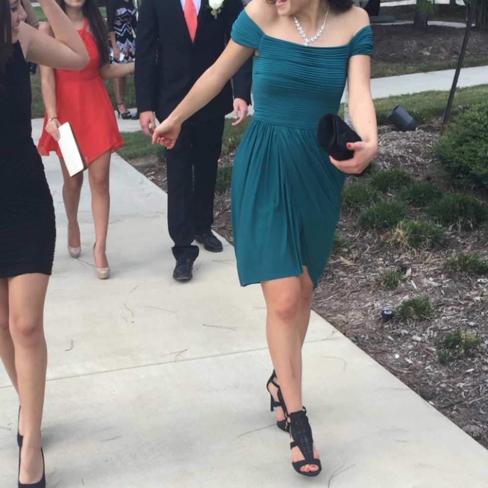 Off- the shoulder dressy dress